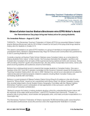 Remembrance Day Plays Grades 5-12