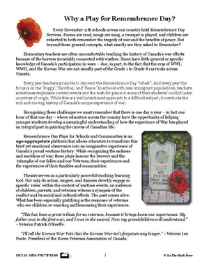 Remembrance Day Plays Grades 5-12