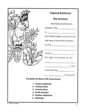 All About Tropical Rainforests Grades 4-6 Plants, Animals, Life in the Amazon