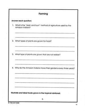 All About Tropical Rainforests Grades 4-6 Plants, Animals, Life in the Amazon