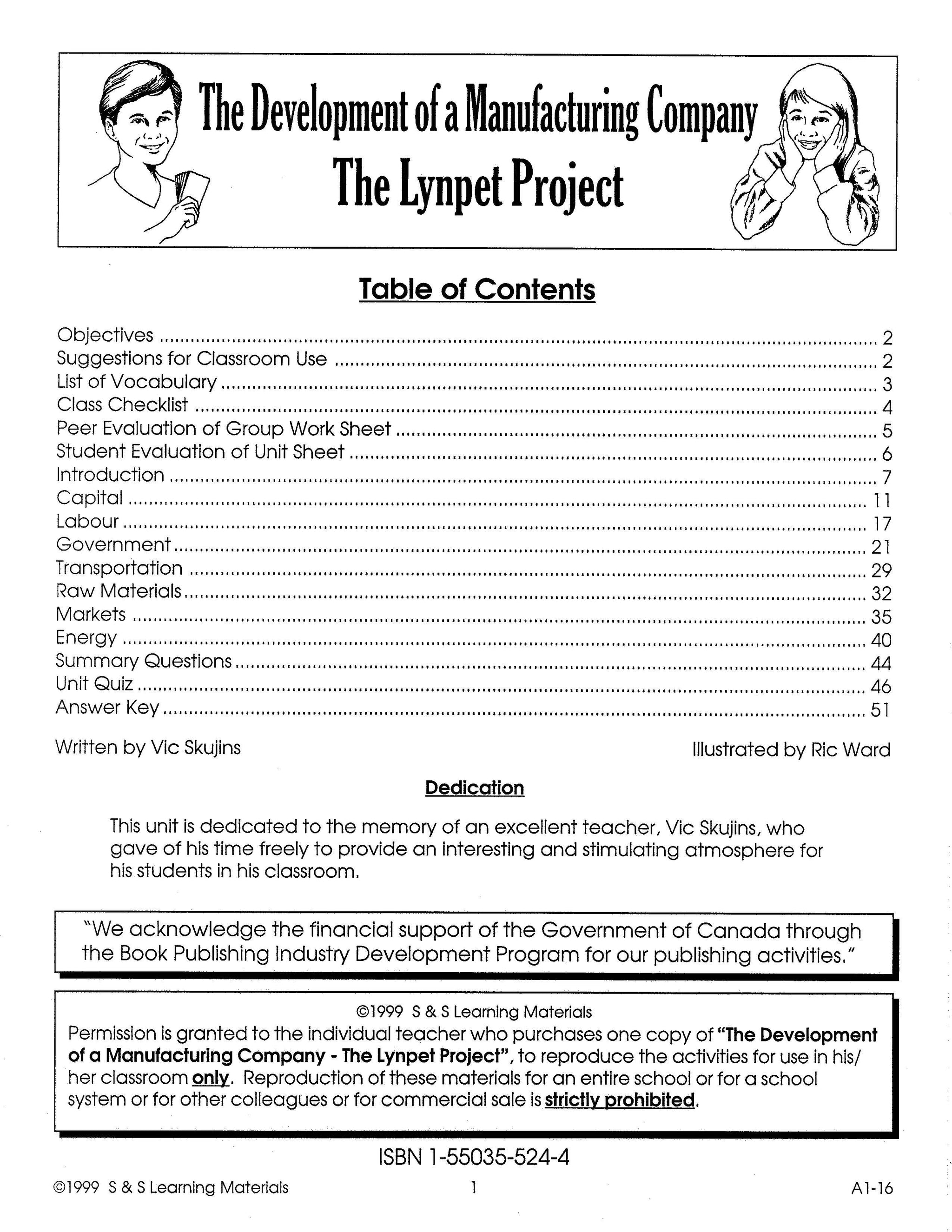 Development of Manufacturing Grade 7-8