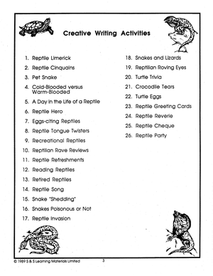 Reptiles Grades 4-6