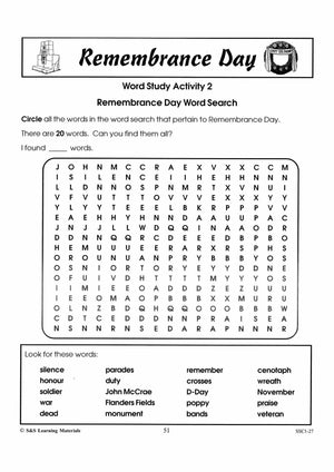 Lest We Forget Word Study Activities For Grades 4-6