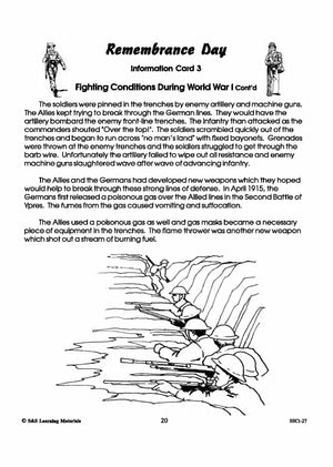 World War I: Important Dates, Fighting Condition & Consequences Reading Activity Grades 4-6