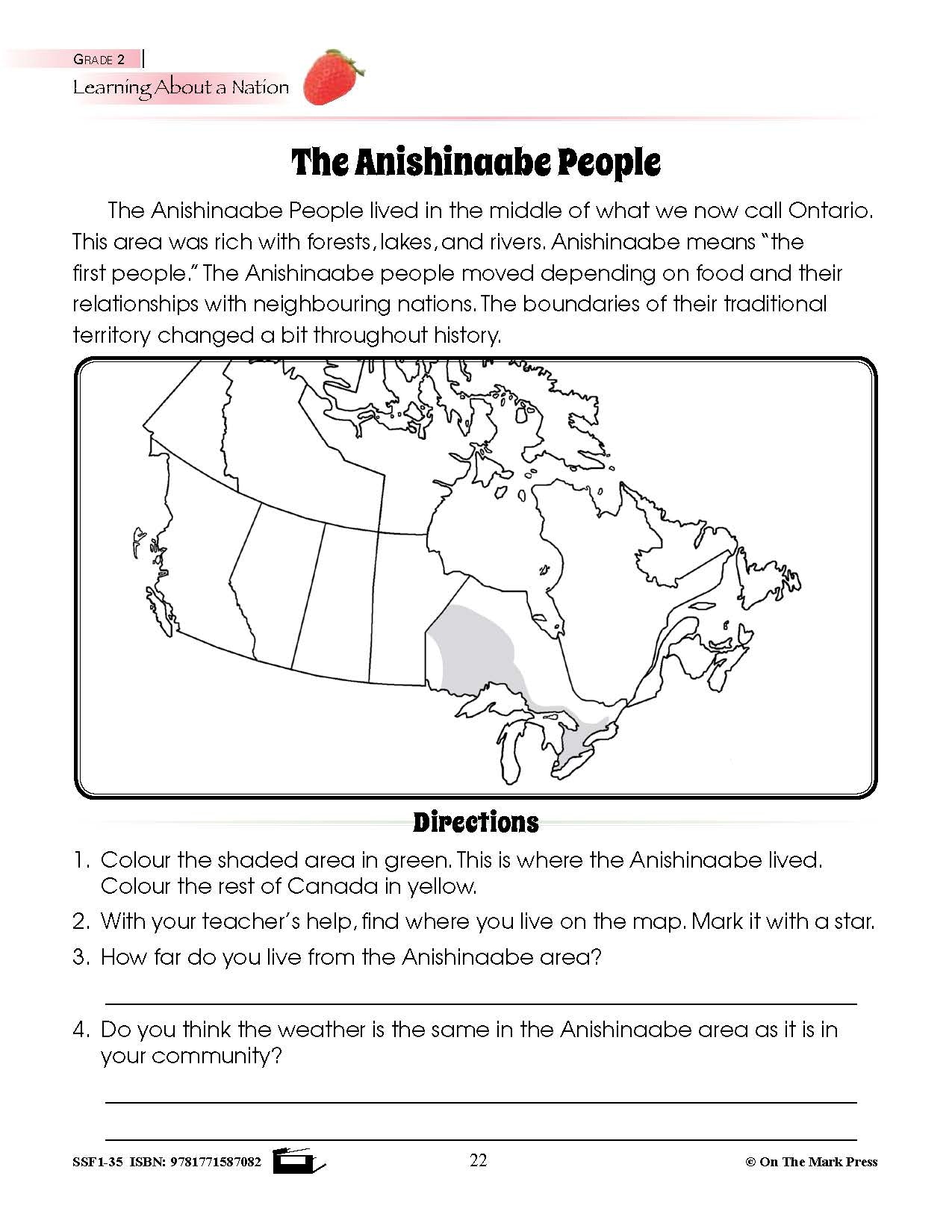 Indigenous Peoples of Canada Grades 1-3