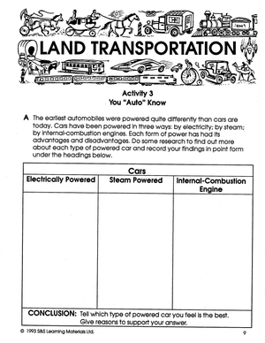 Transportation Grades 4-6