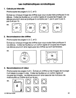 Allons au cirque! 1e à 3e année