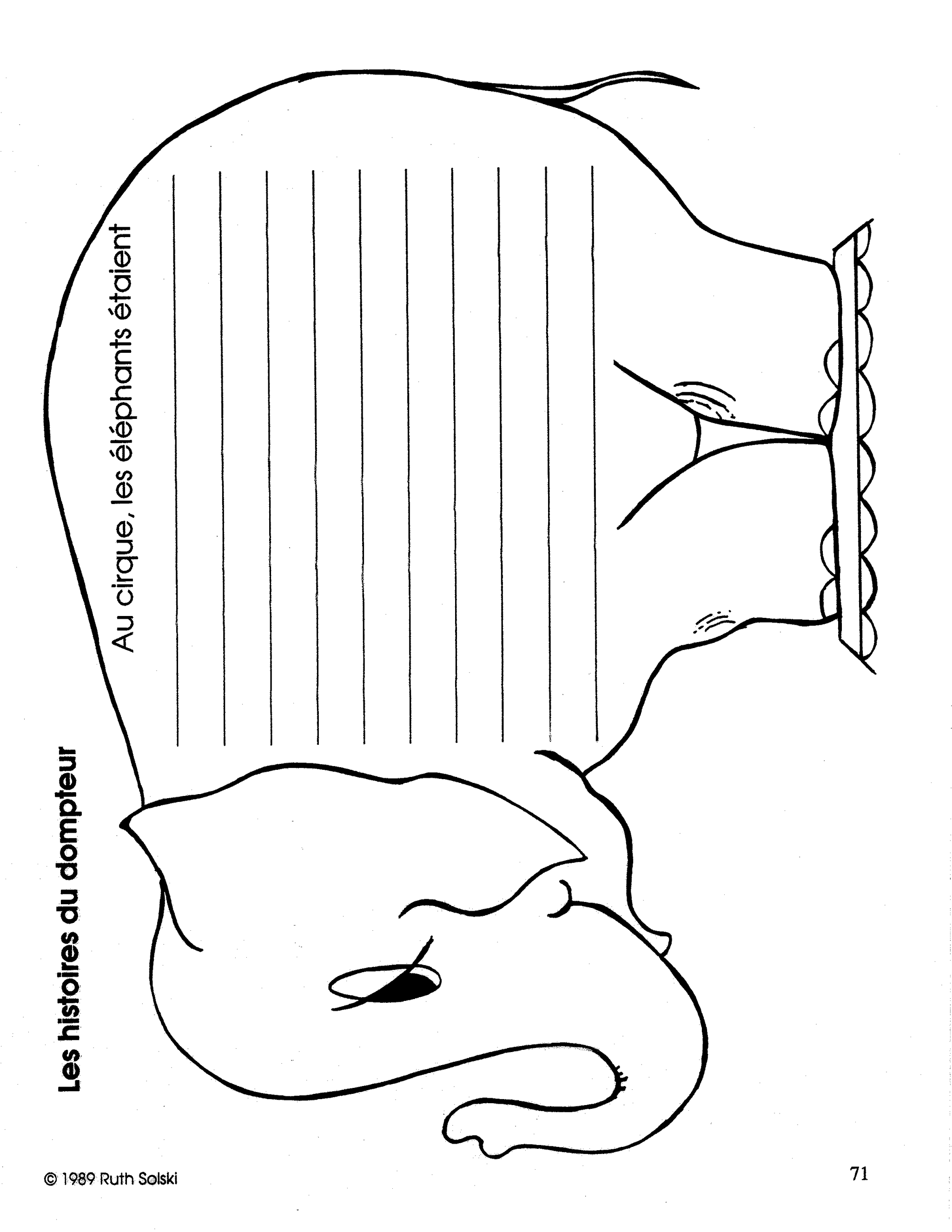 Allons au cirque! 1e à 3e année