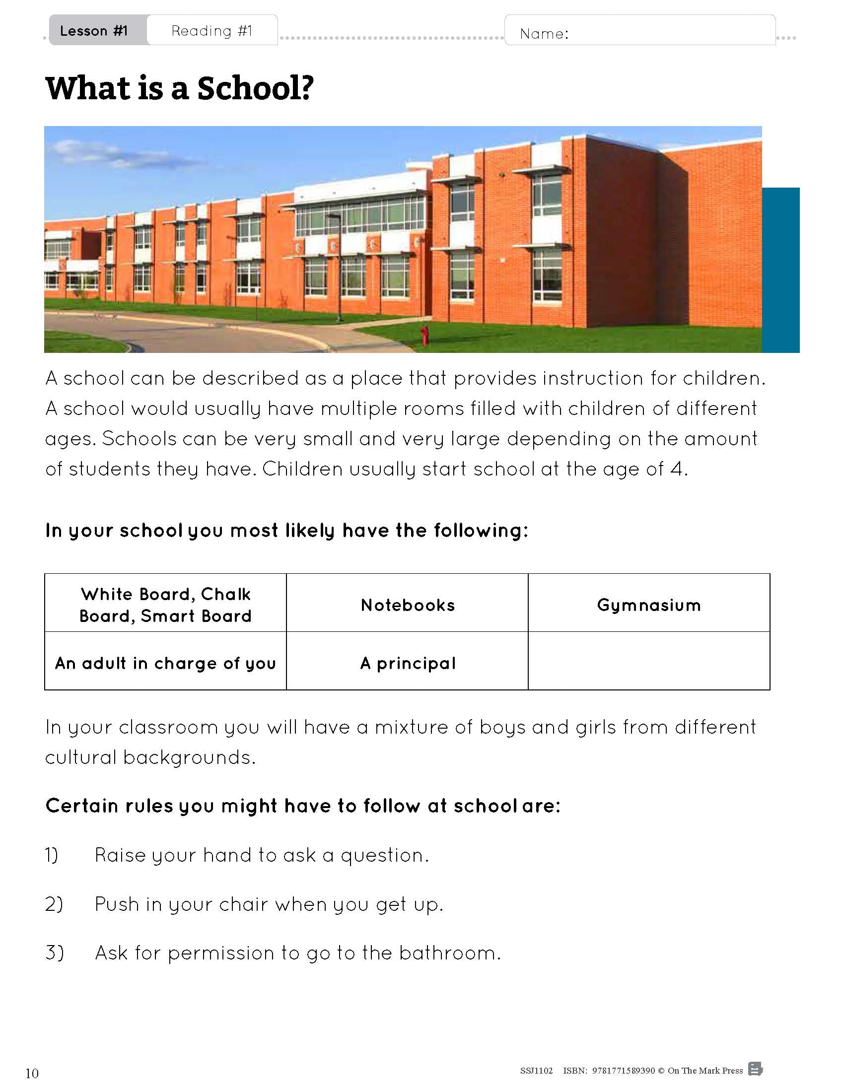 Our Changing Roles & Responsibilities Grade 1 Ontario Social Studies Curriculum