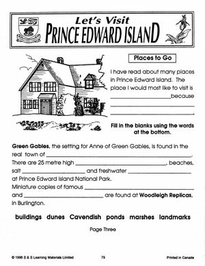 Let's Visit The Maritimes A 3 Book Bundle Grades 2-4
