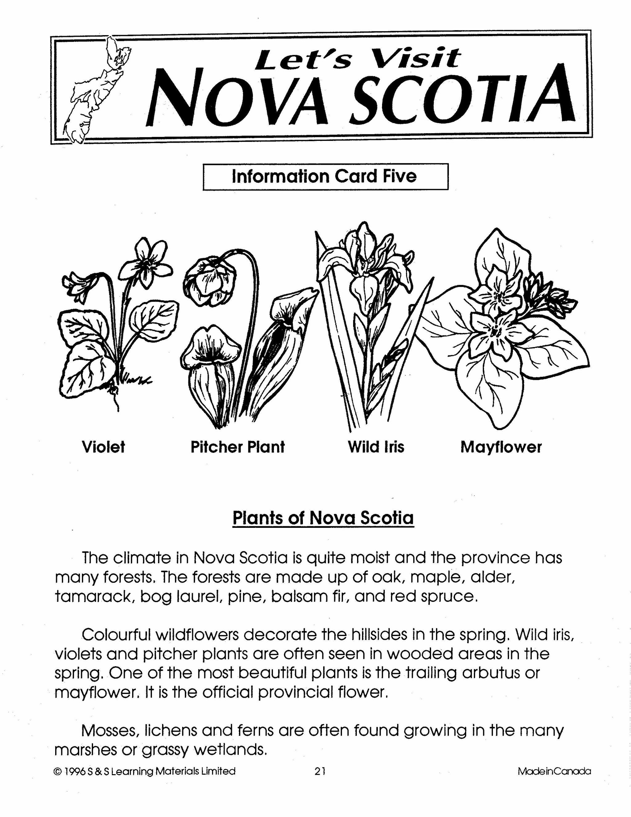 Let's Visit The Maritimes A 3 Book Bundle Grades 2-4