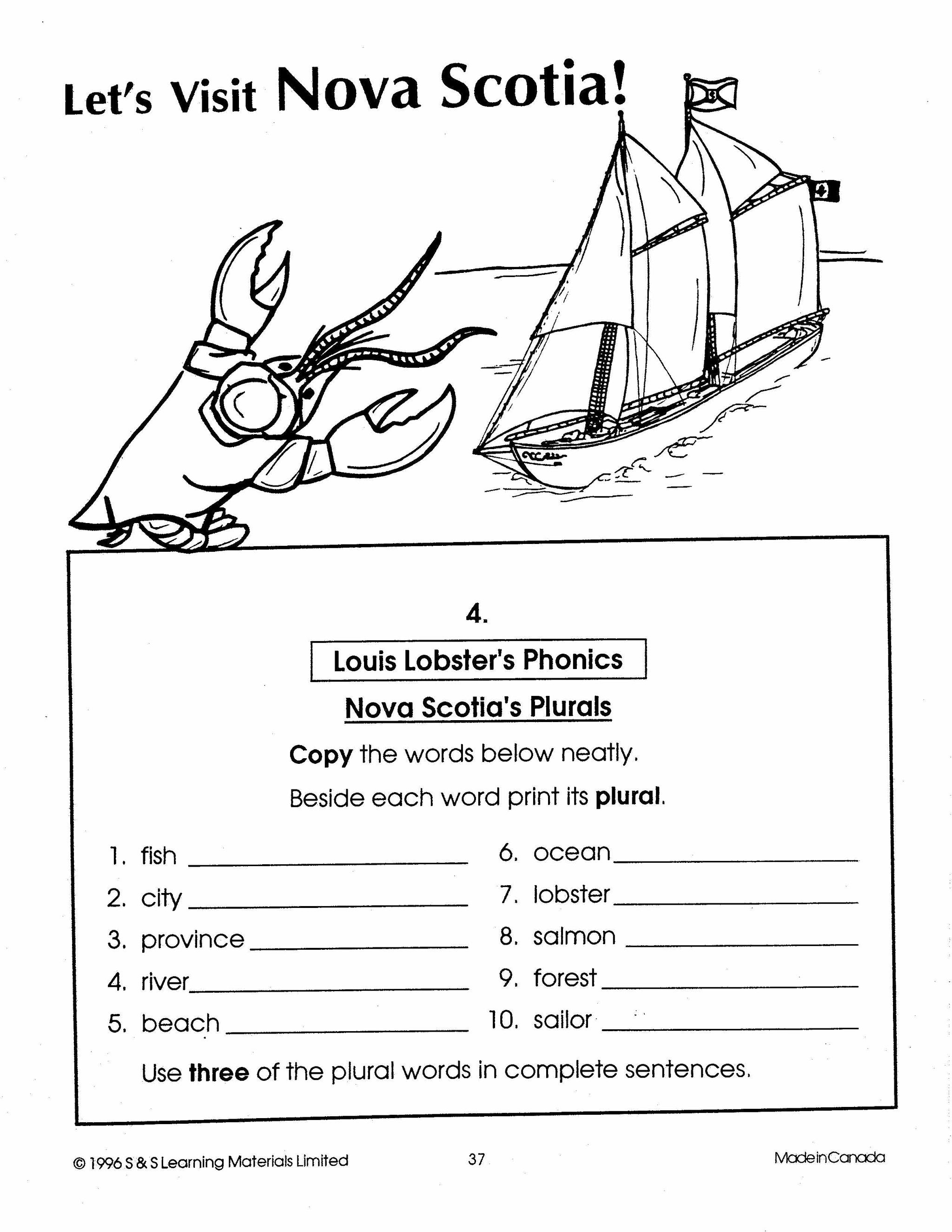 Let's Visit The Maritimes A 3 Book Bundle Grades 2-4