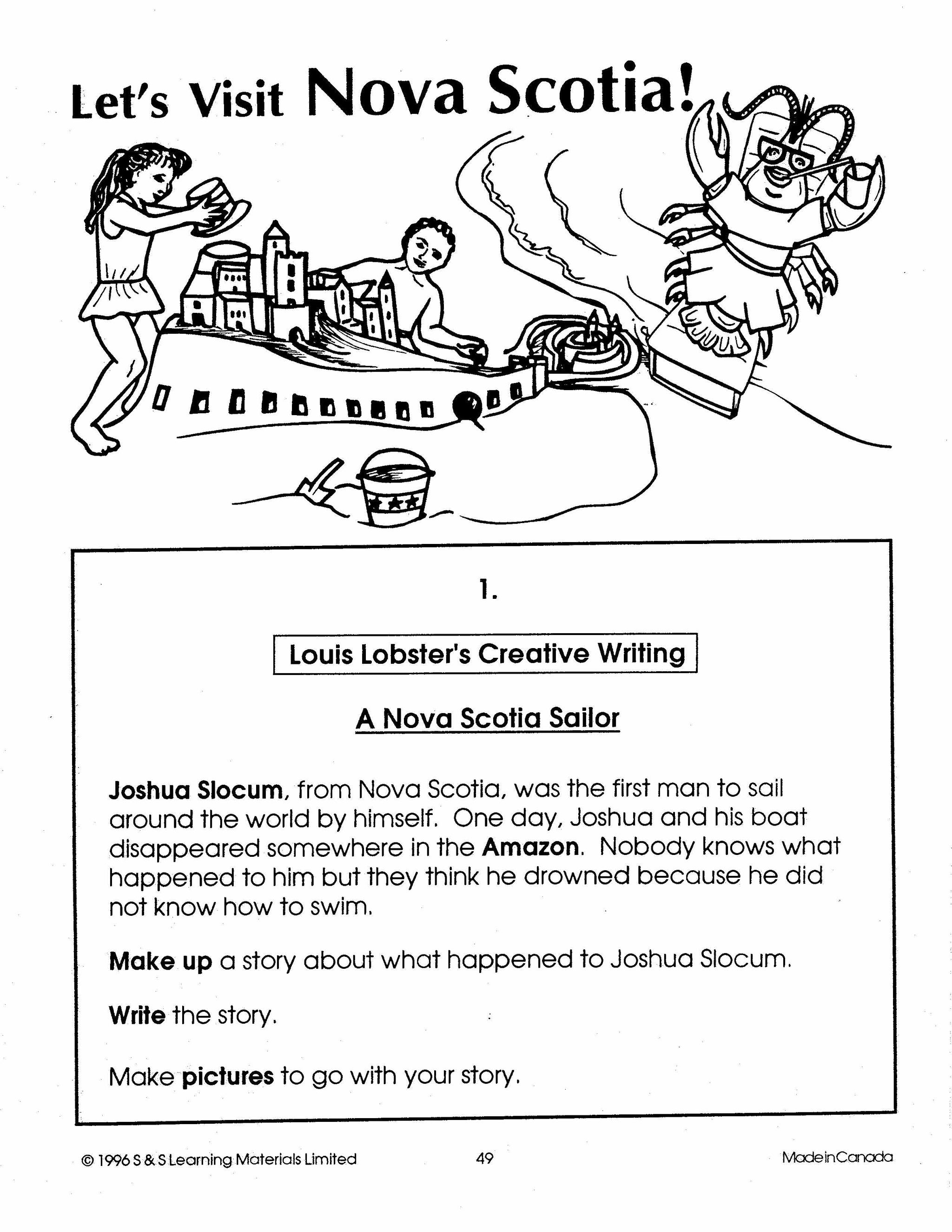 Let's Visit The Maritimes A 3 Book Bundle Grades 2-4