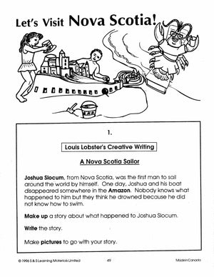 Let's Visit The Maritimes A 3 Book Bundle Grades 2-4