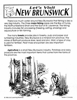 Let's Visit The Maritimes A 3 Book Bundle Grades 2-4