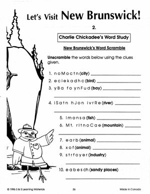 Let's Visit The Maritimes A 3 Book Bundle Grades 2-4