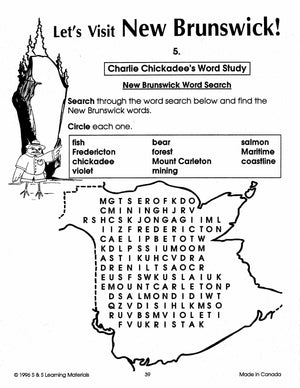 Let's Visit The Maritimes A 3 Book Bundle Grades 2-4