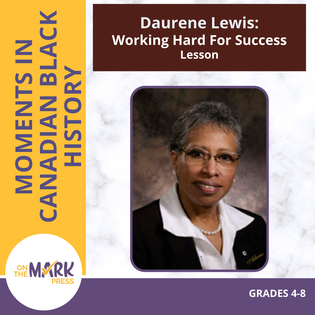Daurene Lewis: The First Black Mayor  - A Canadian Black History Worksheet Gr 4-8