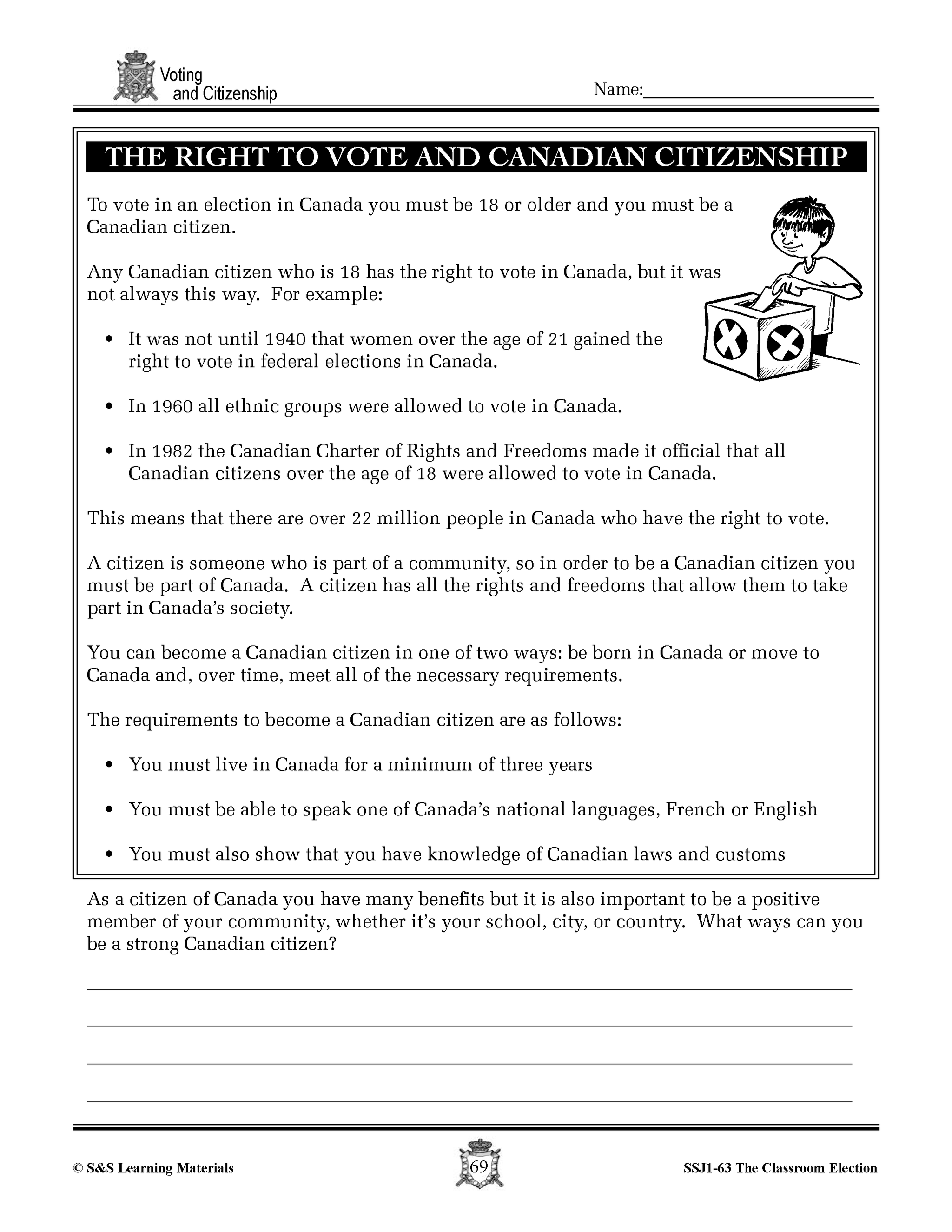 Elections in Canada 2 Book Bundle! Grades 4-8