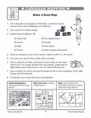 Canadian Communitites Mapping Worksheets Grades 1-2