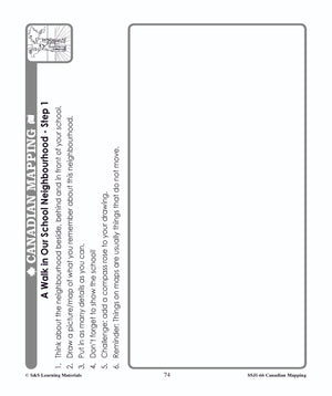 Canadian Communitites Mapping Worksheets Grades 1-2