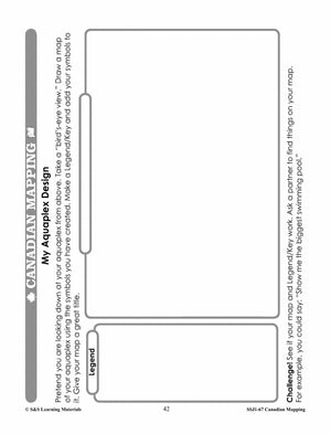 Canada Maps & Map Features Worksheets Grades 2-3