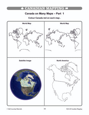 Kinds of Maps Worksheets Grades 4-5