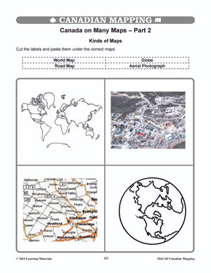 Kinds of Maps Worksheets Grades 4-5