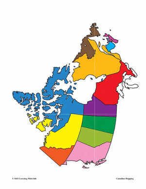 Canada's Time Zones & Trading Partners Worksheets Grades 5-6