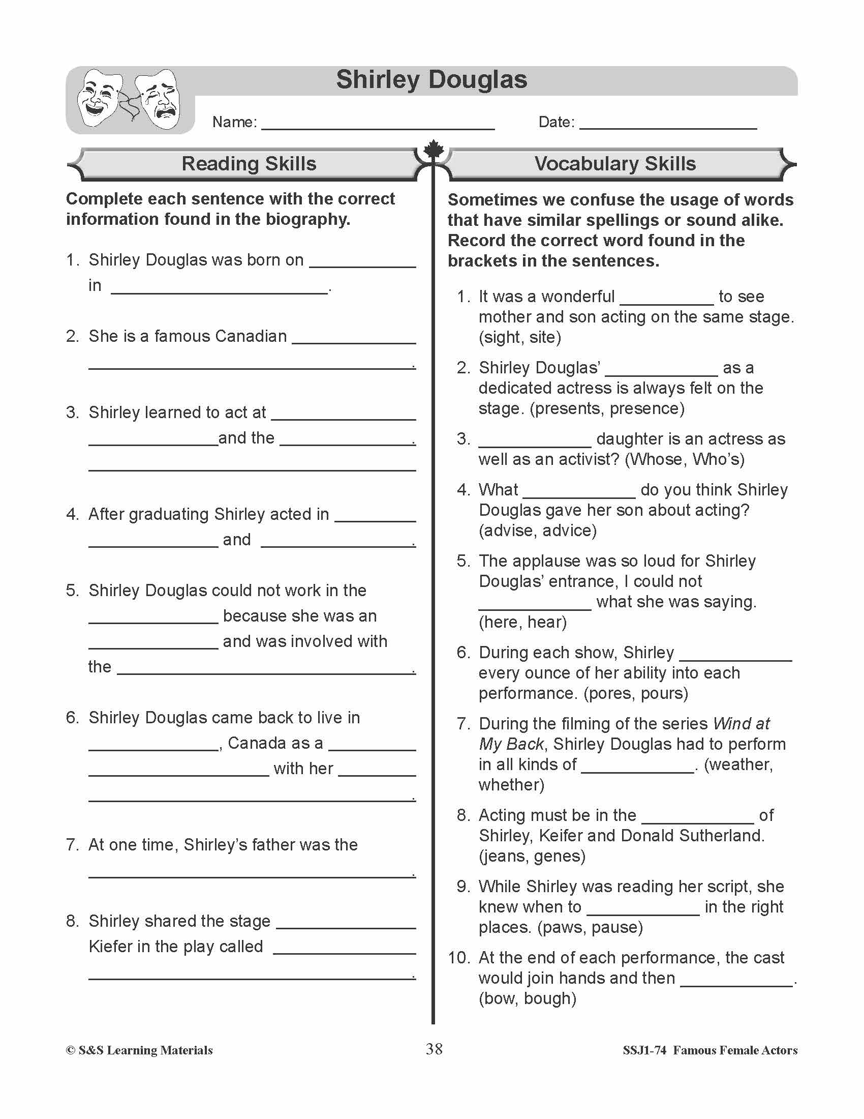 Canadian Celebrity Readers - 6 Book Bundle! Grades 4-8