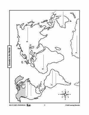 Canada in the World Mapping Activities Grades 1-3