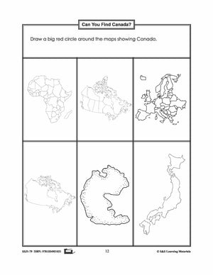 Canada in the World Mapping Activities Grades 1-3