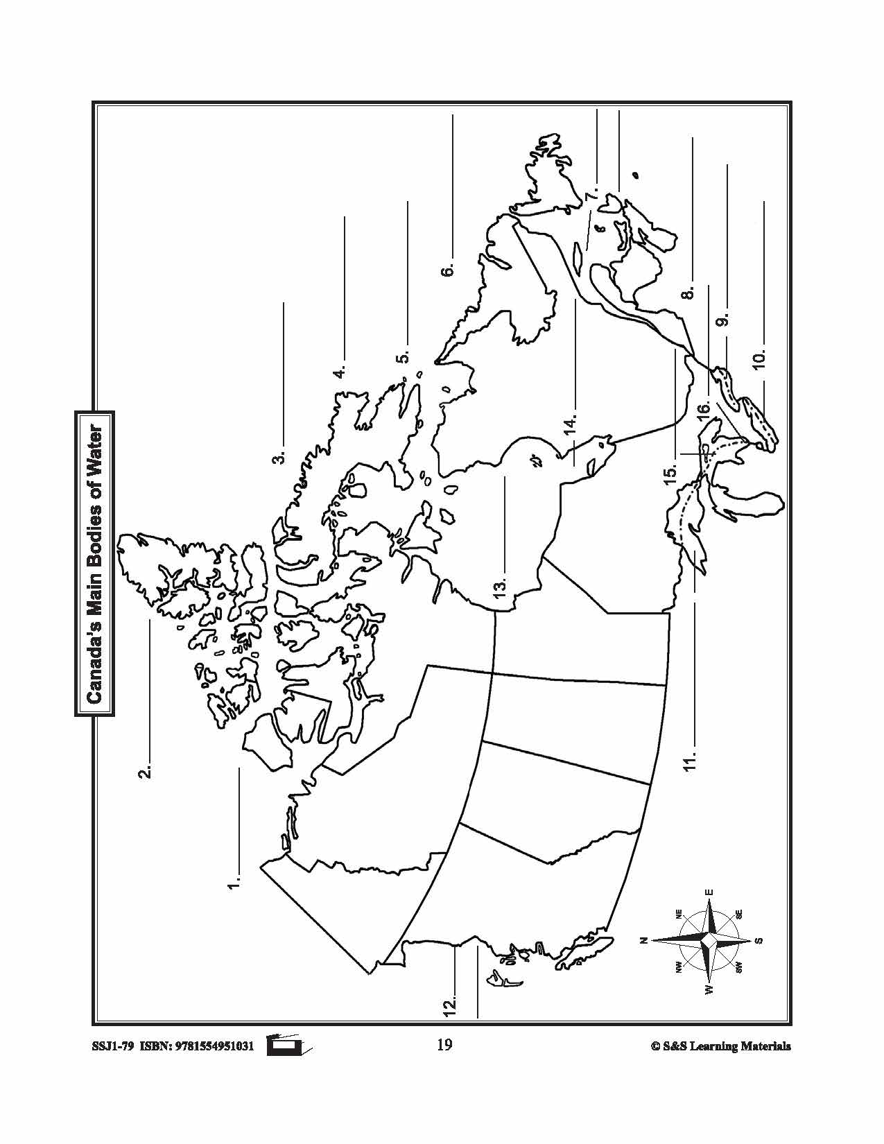Canada in the World Mapping Activities Grades 1-3