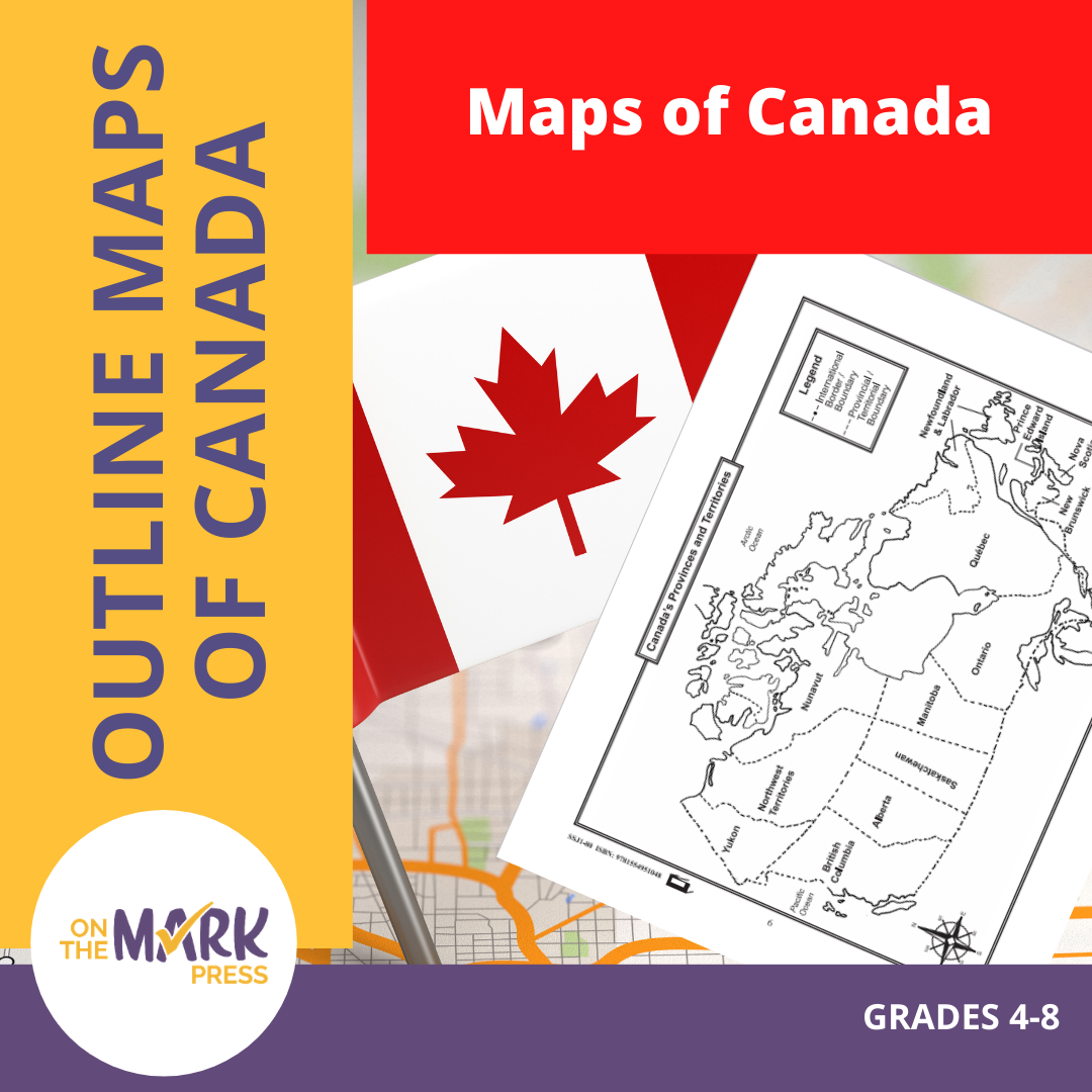 Maps of Canada Grades 4-8
