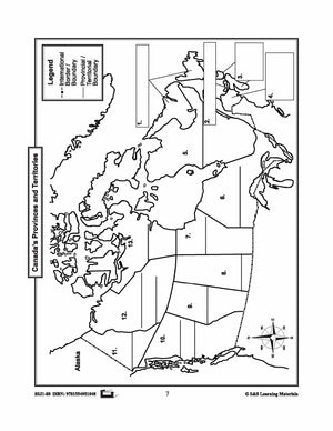 Maps of Canada Grades 4-8