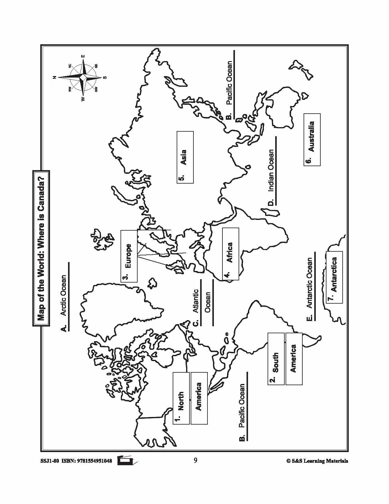 Maps of Canada Grades 4-8