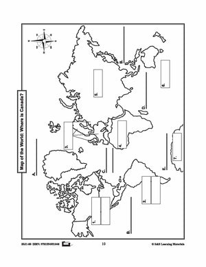 Maps of Canada Grades 4-8