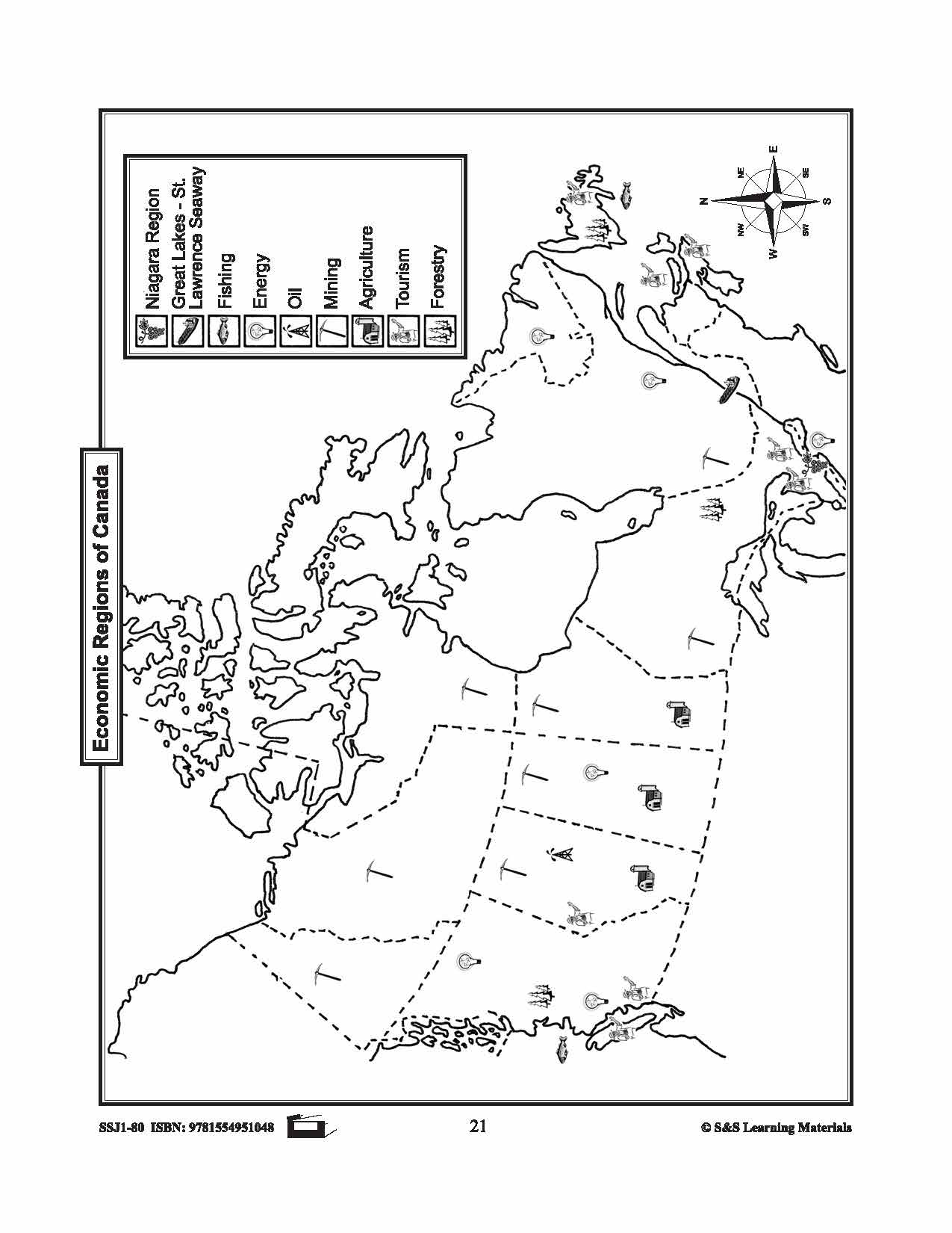 Maps of Canada's Landforms, Regions & Resources Grades 4-8