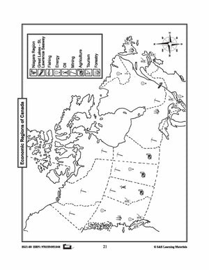 Maps of Canada's Landforms, Regions & Resources Grades 4-8