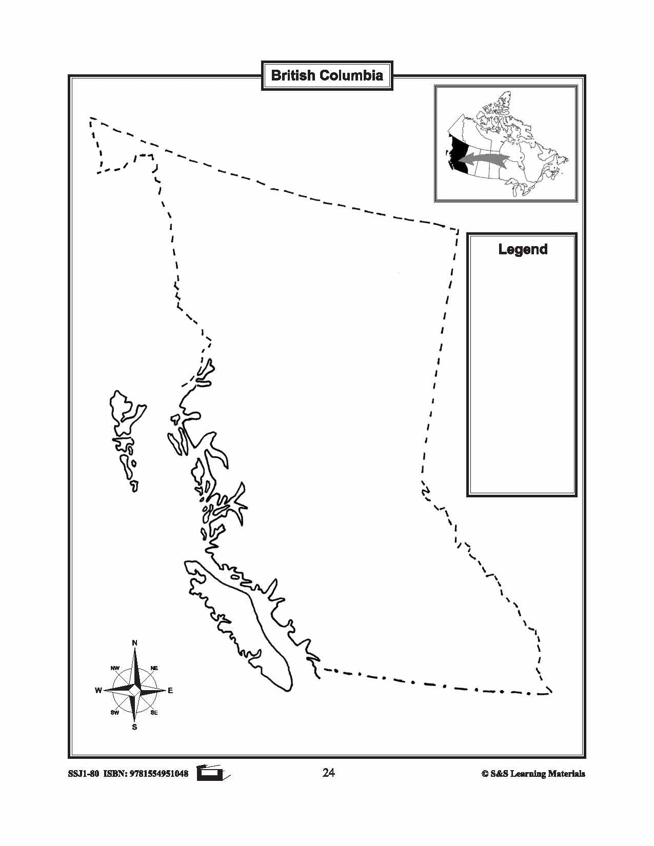 Maps of British Columbia Grades 4-8