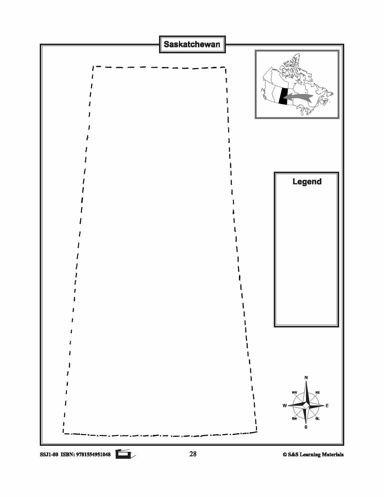 Maps of Saskatchewan Grades 4-8