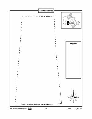 Maps of Saskatchewan Grades 4-8