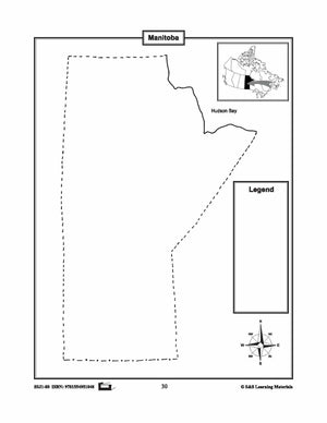 Maps of Manitoba Grades 4-8