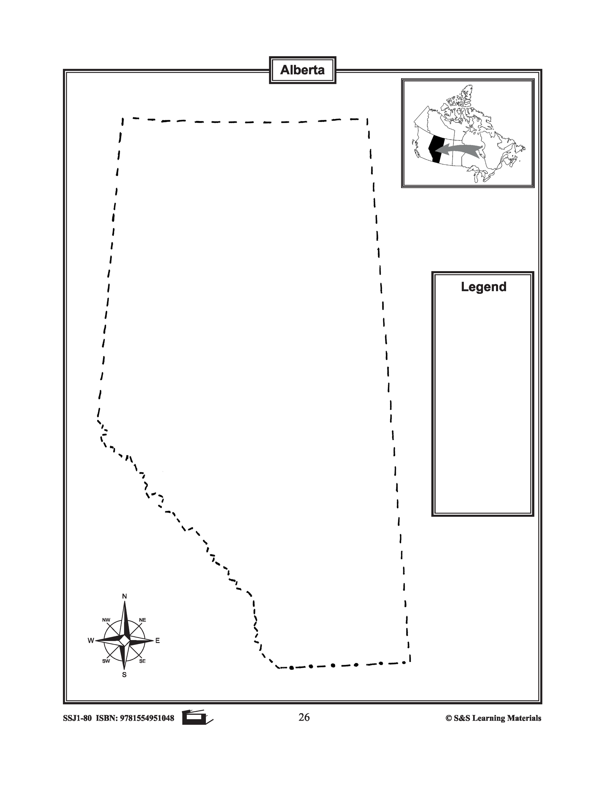 Maps of the Prairie Provinces $avings Bundle! Grades 4-8