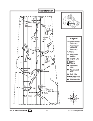 Maps of the Prairie Provinces $avings Bundle! Grades 4-8