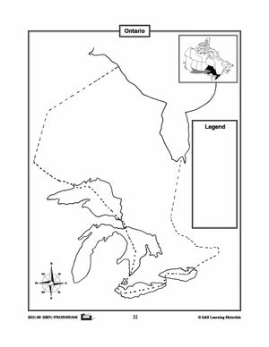 Maps of Ontario Grades 4-8