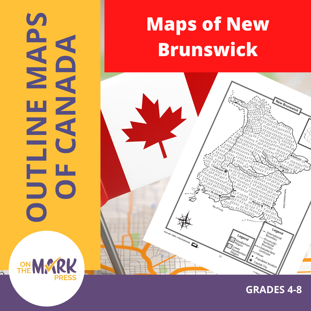 Maps of New Brunswick Grades 4-8