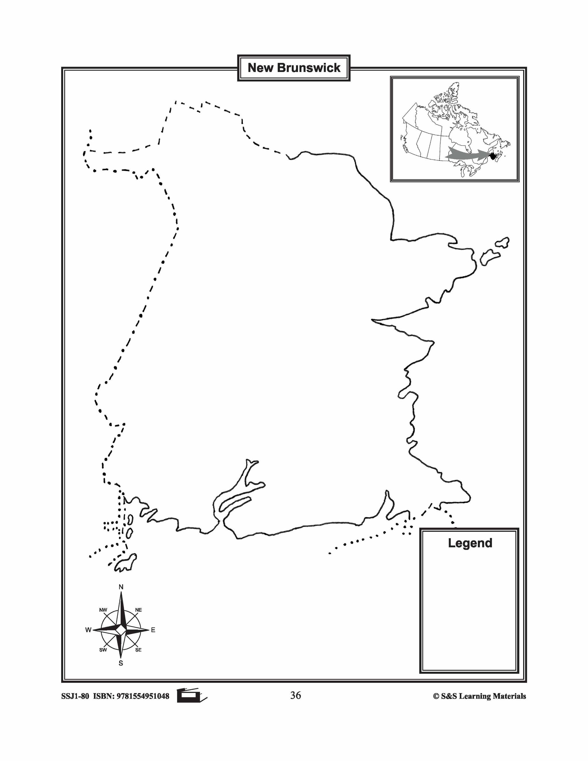 Maps of the Maritime Provinces $avings Bundle! Grades 4-8