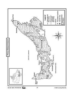 Maps of the Maritime Provinces $avings Bundle! Grades 4-8