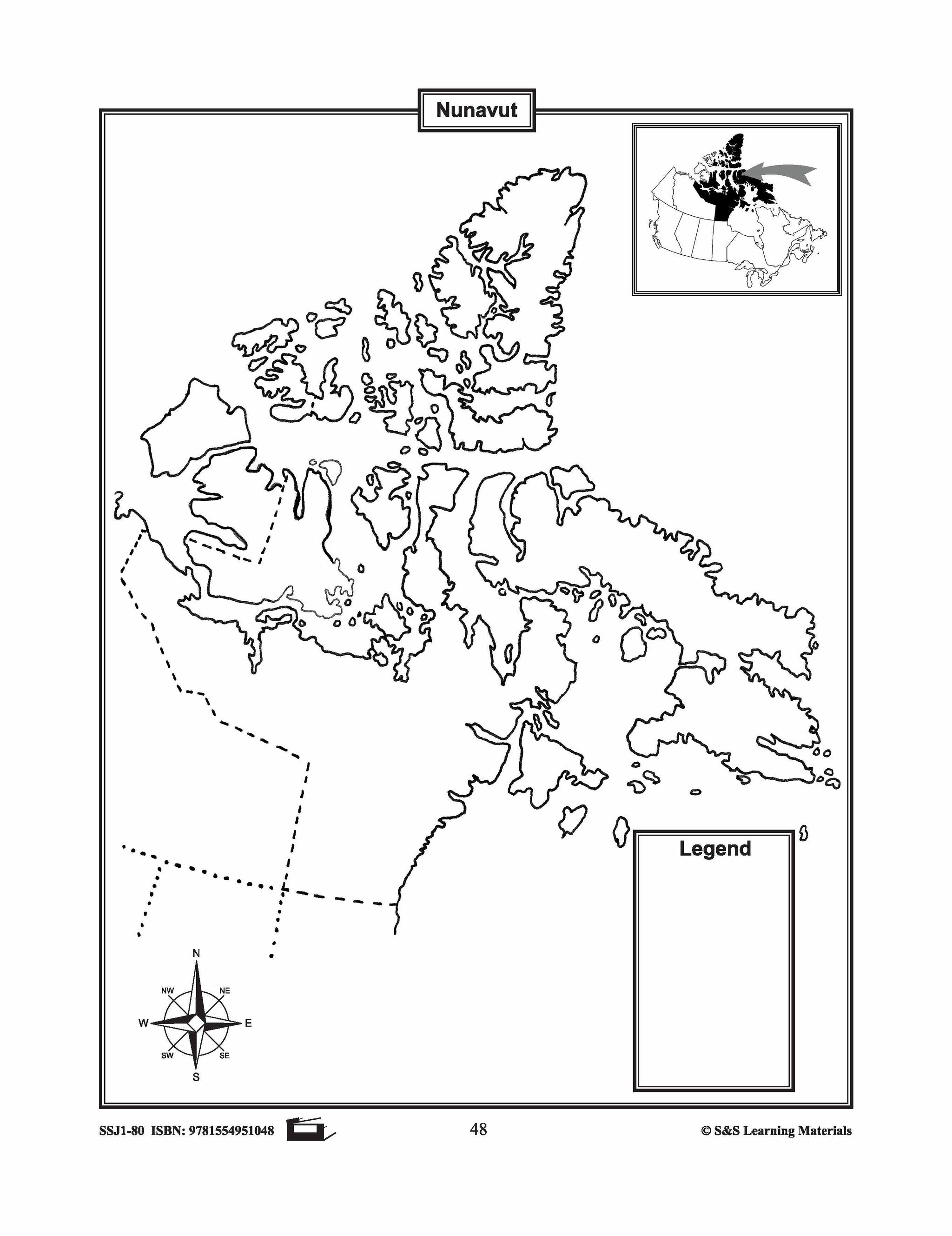 Maps of Canada's Territories $avings Bundle! Grades 4-8